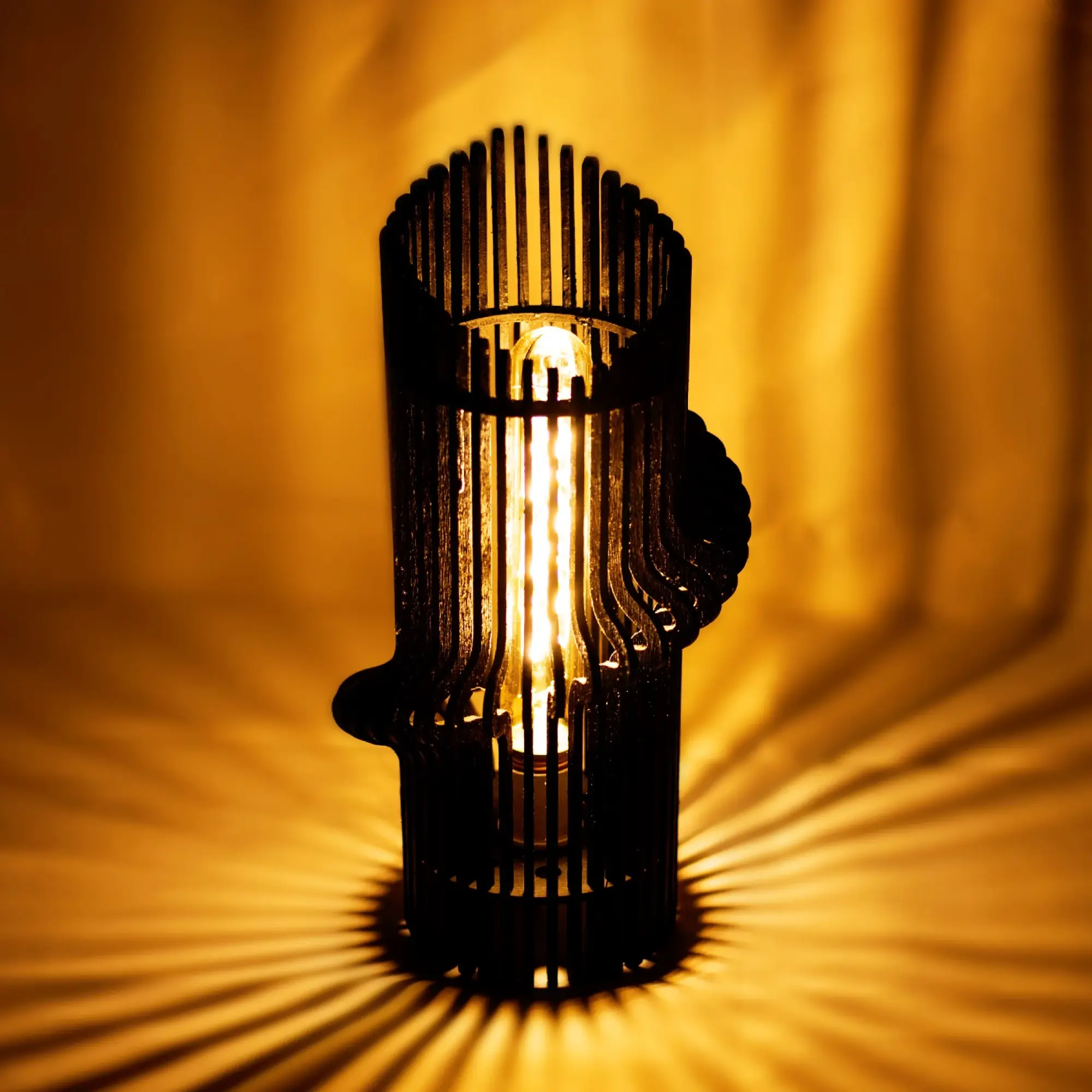 Lampe de chevet moderne – Duo courbes lumineuses